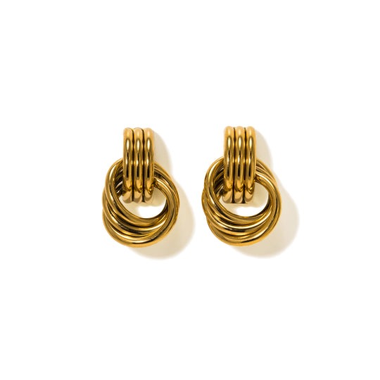 Maris Knocker Earrings Gold banner