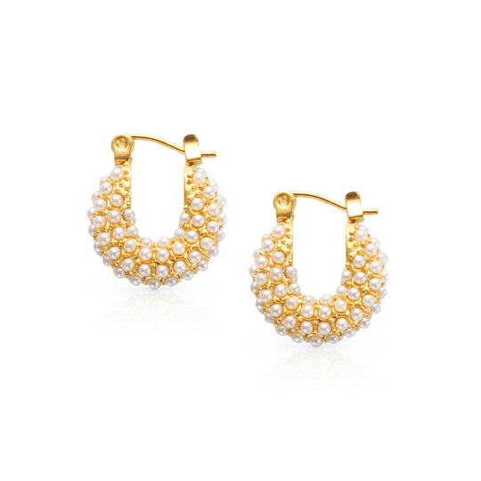 Perla Earrings Gold banner
